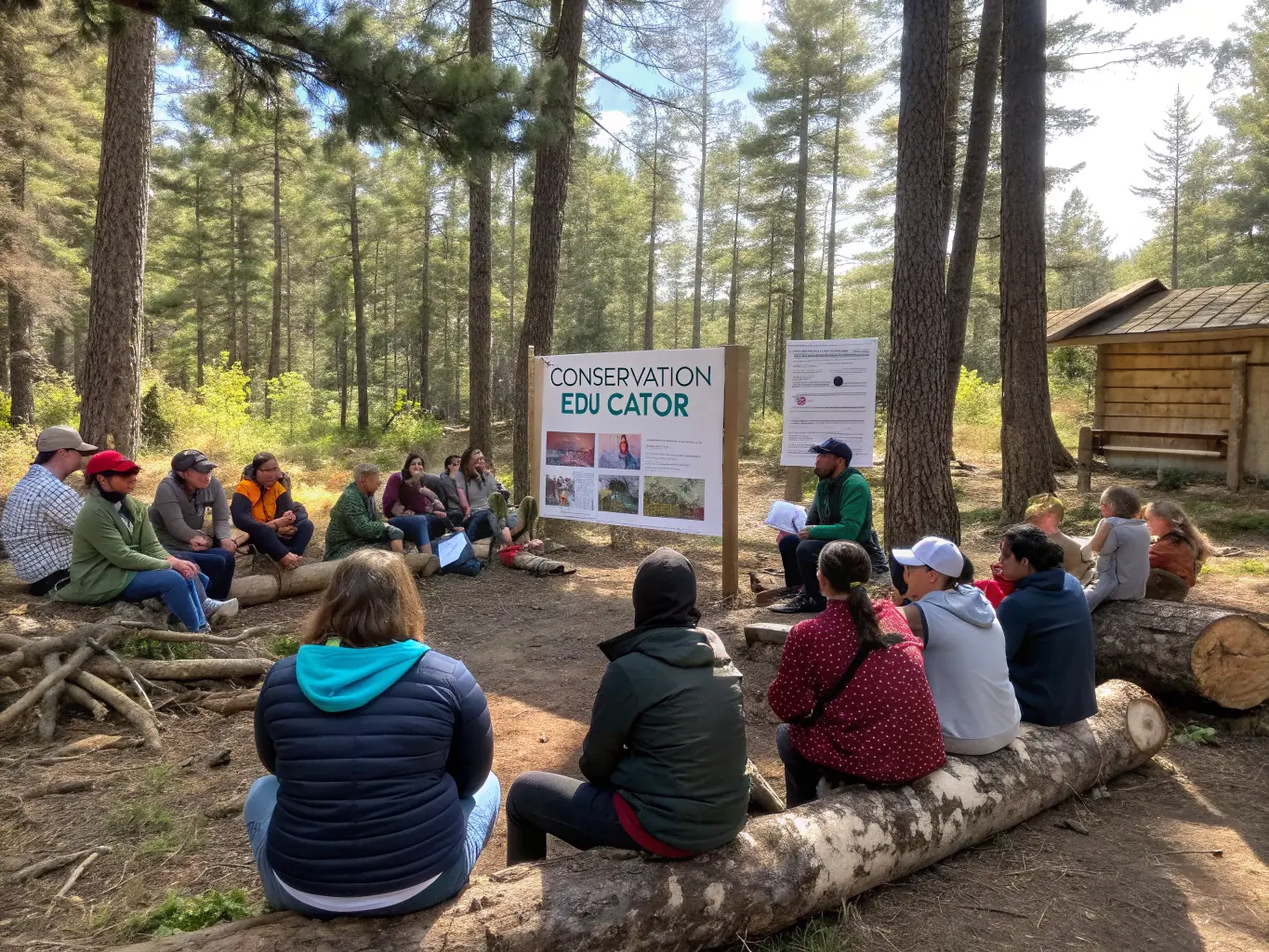 A workshop session where ECOLE MOUCHE DE LA GAZELLE is educating local community members about the importance of preserving aquatic ecosystems and sustainable water resource management.